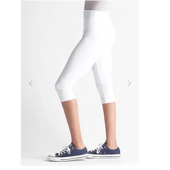 Talia Capri Cotton Stretch Shaping Legging white NWT size small - Picture 3 of 13